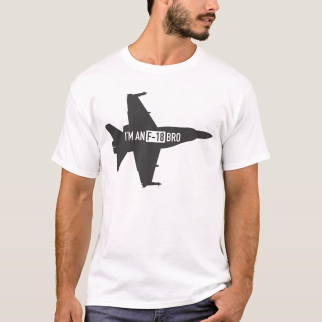Camiseta Eu sou um F-18 Bro (Frente)
