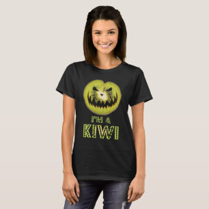 Camiseta Eu sou um fantasma de Kiwi no Halloween, presente-