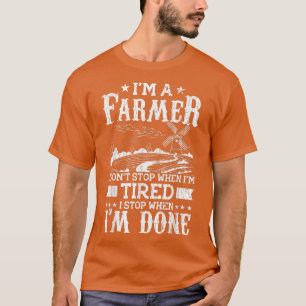 Camiseta Eu sou um Farmer Engraçado Farmar Fazendas Trator