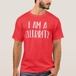 Camiseta Eu Sou Um Feriado de Halloween de Celebridade Esto