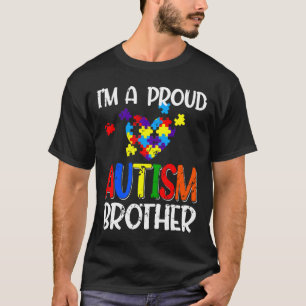 Camiseta Eu Sou Um Figurino De Consciência Do Irmão Autismo