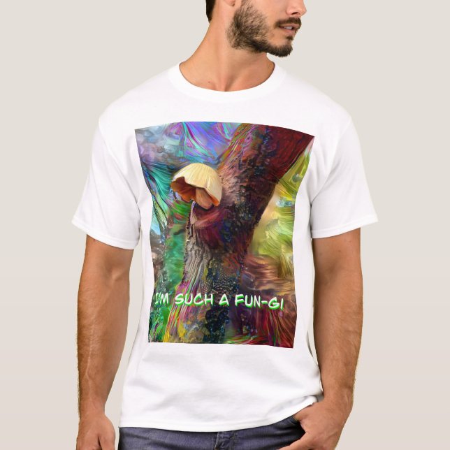 Camiseta Eu Sou Um Fun-gi Divertido (Frente)