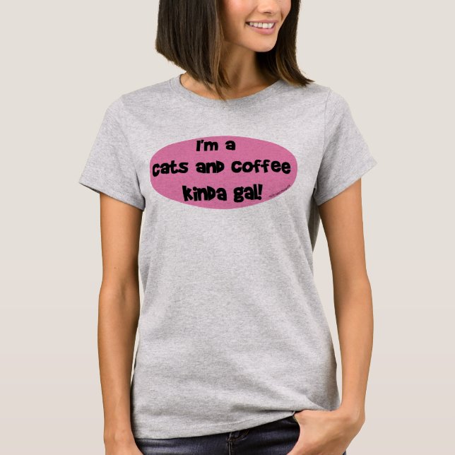 Camiseta Eu sou um Gal de Café e Café! (Frente)