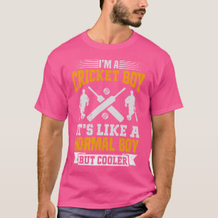 Camiseta Eu Sou Um Garoto De Cricket Boy