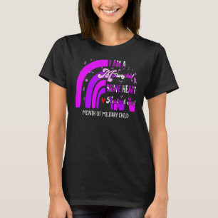 Camiseta Eu Sou Um Garoto Militar Corajoso Alma Resiliente
