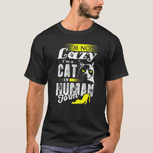 Camiseta Eu sou um gato em gatos de forma humana