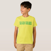 Camiseta Eu Sou Um Geeke Em Tempo Integral E Nerd