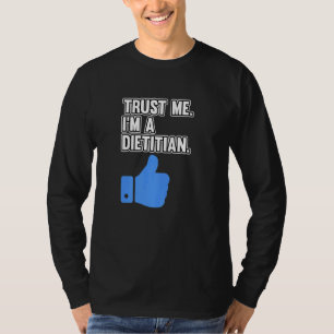 Camiseta Eu sou um gráfico de dieta alimentar nutricionista
