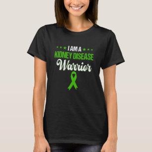 Camiseta Eu sou um guerreiro da doença renal consciente da