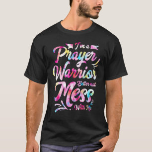 Camiseta Eu sou um Guerreiro da Oração Melhor Não Brincar C