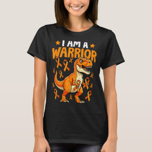 Camiseta Eu sou um guerreiro de conscientização sobre leuce