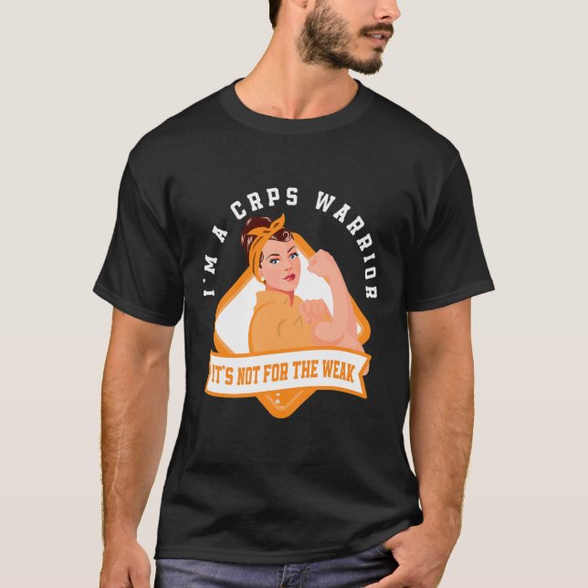 Camiseta Eu sou um guerreiro do Crps que luta contra o Rsd  (Frente)