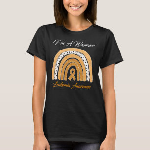 Camiseta Eu sou um guerreiro e conscientizador da leucemia 