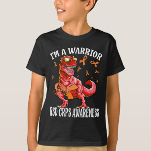 Camiseta Eu sou um guerreiro Rsd Crps Sensibilização Dinoss