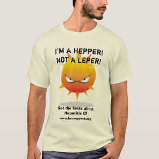 Camiseta Eu sou um Hepper! Não um Leper!