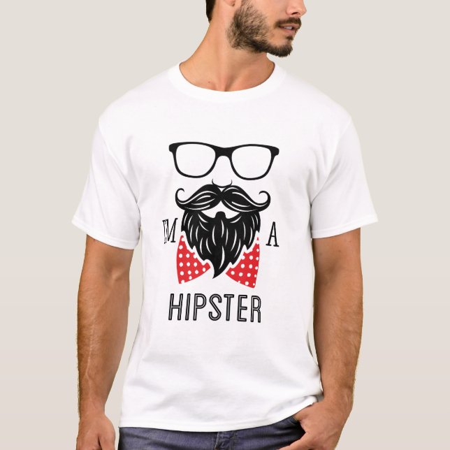 Camiseta Eu sou um Hipster (Frente)
