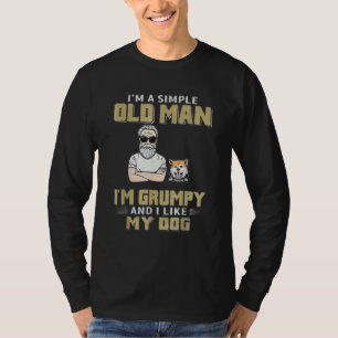 Camiseta Eu Sou Um Homem Idoso Simples Eu Estou Engraçado E