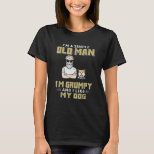 Camiseta Eu Sou Um Homem Idoso Simples Eu Estou Engraçado E