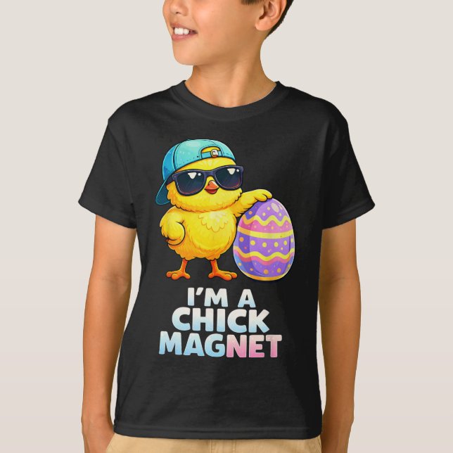 Camiseta Eu Sou Um Ímã de Franga Punheta Divertida de Pásco (Frente)