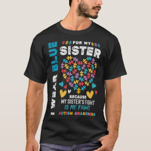 Camiseta Eu sou um Irmão Orgulhoso Eu Visto Azul para o Aut