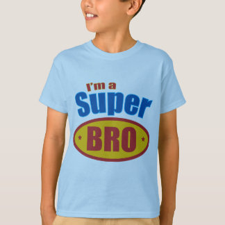 Camiseta Eu sou um irmão super do super-herói de Bro