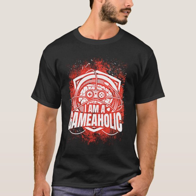 Camiseta Eu sou um jogador de jogos (Frente)
