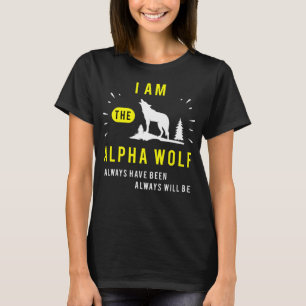 Camiseta Eu sou um Lobo tipo de garota Engraçada Lobos Vint