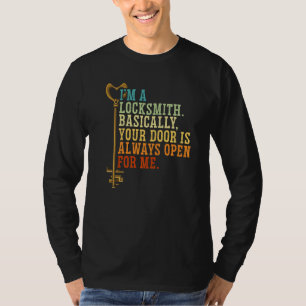 Camiseta Eu sou um Locksmith Locksmithing Lock a escolher k