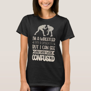 Camiseta Eu sou um lutador, não uma deusa que eu possa ver