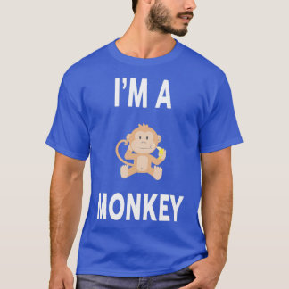 Camiseta Eu sou um macaco engraçado