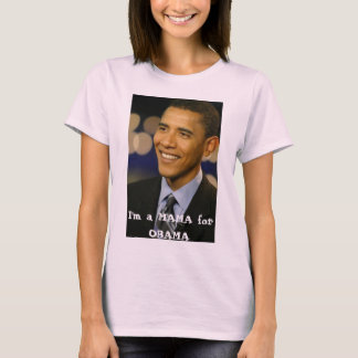 Camiseta Eu sou um MAMA para OBAMA