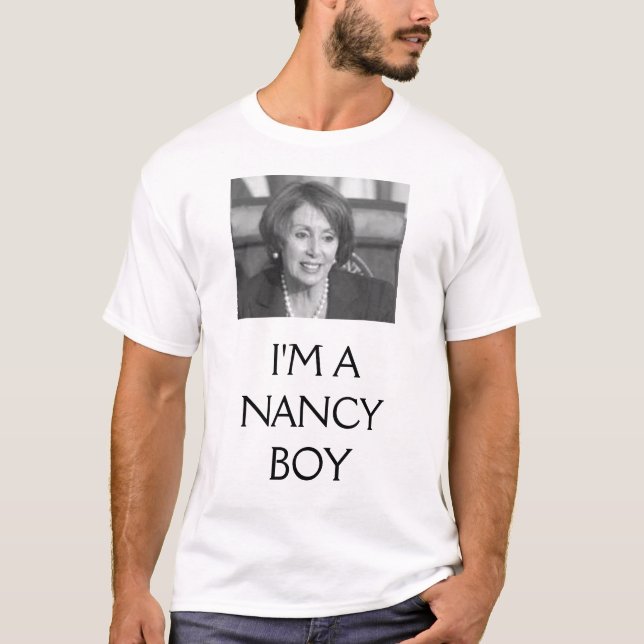 Camiseta Eu sou UM MENINO de NANCY (Frente)