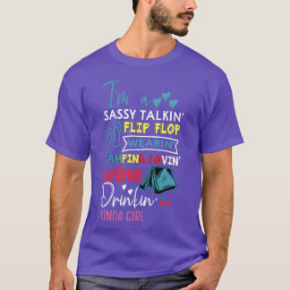 Camiseta Eu sou um menino que fala com atitude, usa chinelo
