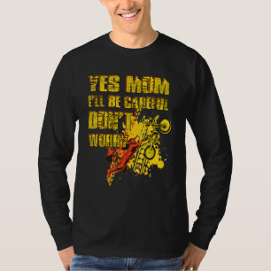 Camiseta Eu Sou Um Motociclista E Serei Cuidadoso Com O