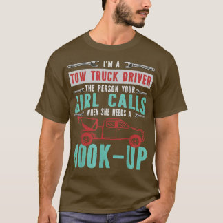 Camiseta Eu sou um motorista de dois caminhões Engraçado, s