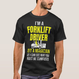 Camiseta Eu Sou Um Motorista De Elevador Não Um Mágico En