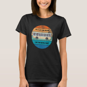 Camiseta Eu sou um motorista de ônibus urbano, vou a milha