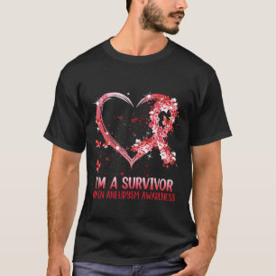 Camiseta Eu sou um neurisma de sobrevivência cerebral Consc