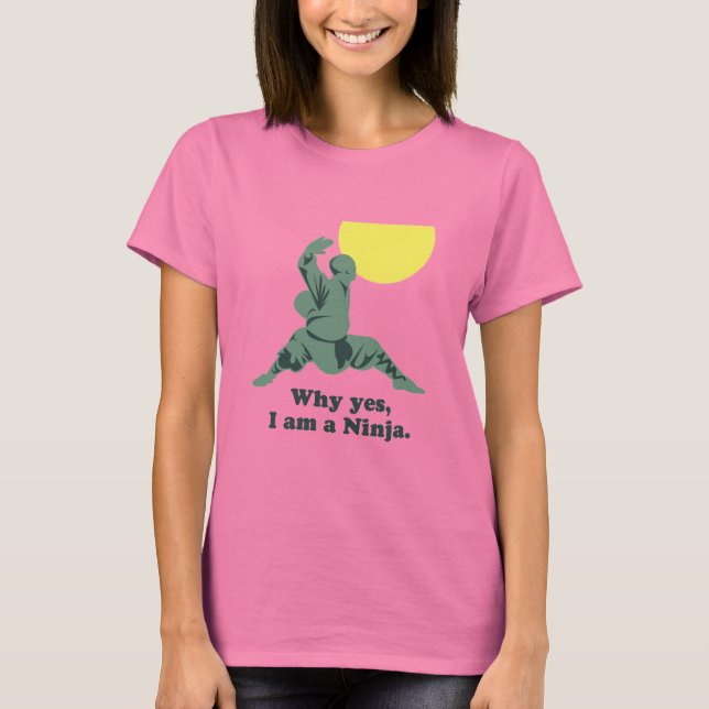 CAMISETA EU SOU UM NINJA (Frente)
