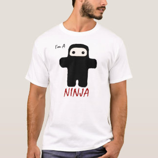 Camiseta Eu sou um Ninja no preto