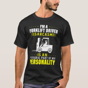 Camiseta Eu sou um operador de empilhadeira de condutor 1