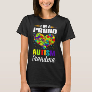 Camiseta Eu Sou Um Orgulho Autismo Avó Autismo Combinação d