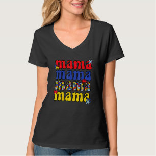 Camiseta Eu sou um orgulhoso Autismo Mãe Mãe Mãe Mãe Mãe Mu