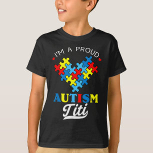 Camiseta Eu sou um orgulhoso Autismo Titi Autismo Consciênc