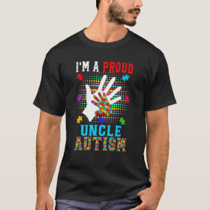 Camiseta Eu sou um orgulhoso Tio Autismo Família Orgulhosa