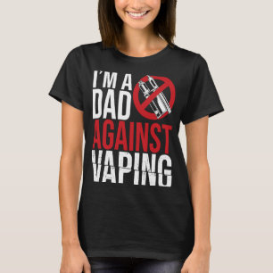 Camiseta Eu sou um Pai contra o violento anti-fumo de pais