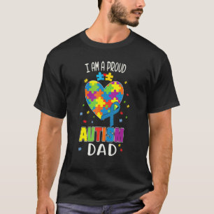 Camiseta Eu Sou Um Pai Orgulhoso de Autismo Abril Conscient