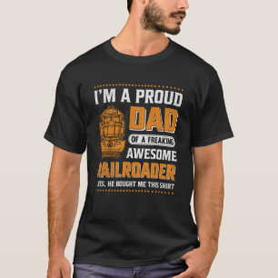 Camiseta Eu sou um Pai Orgulhoso de um Caminhante de Ferro 
