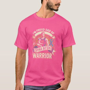 Camiseta Eu sou um Pai Orgulhoso de um Guerreiro com Espinh