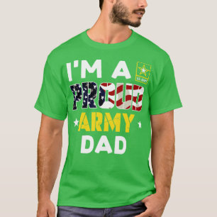 Camiseta Eu sou um PAI orgulhoso, soldado americano da famí